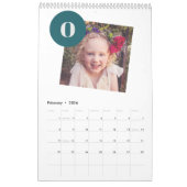 2026 Fotocollage Familie Eenvoudige creëer Uw Eige Kalender (Feb 2026)