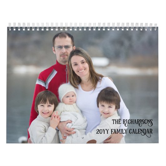 2026 Fotokalender 13 Foto's en aangepaste titel Kalender (Hoes)