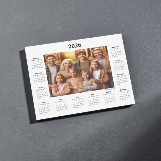 2026 Fotokalender magneet