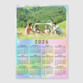 2026 Fotokalender Magnet Holographic Ombre (Voorkant)