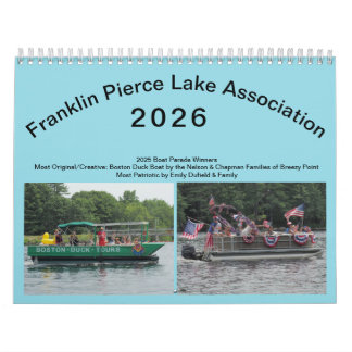 2026 Franklin Pierce Lake Kalender