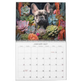 2026 Franse Bulldog Art Kalender (Jan 2027)