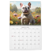 2026 Franse Bulldog Art Kalender (Mar 2026)