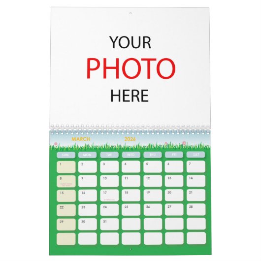 2026 Franse vlag & Eiffel Gelukkig Nieuwjaar, Fran Kalender (Mar 2026)