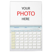 2026 Franse vlag & Eiffel Gelukkig Nieuwjaar, Fran Kalender (Feb 2026)