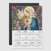 2026 Fridge Calendar, Sacred Heart of Mary /Prayer (Voorkant / Achterkant)