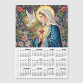 2026 Fridge Calendar, Sacred Heart of Mary /Prayer (Voorkant)