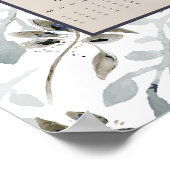 2026 Full Year Calendar Leaves Botanical Poster (Hoek)