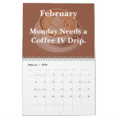 2026 Funny Office Coffee Chaos Kalender (Feb 2026)