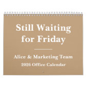 2026 Funny Office Countdown to Weekend Kalender (Hoes)