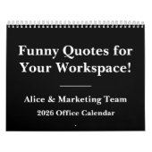 2026 Funny Office Desk Wall Calendar Kalender (Hoes)
