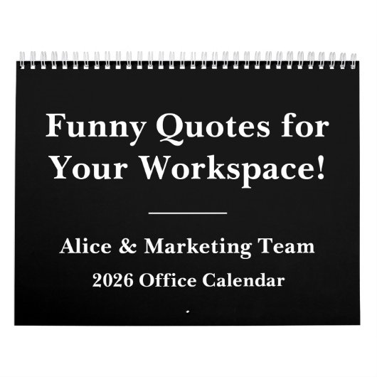 2026 Funny Office Desk Wall Calendar Kalender (Hoes)