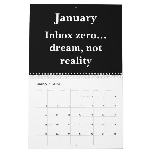 2026 Funny Office Desk Wall Calendar Kalender (Jan 2026)
