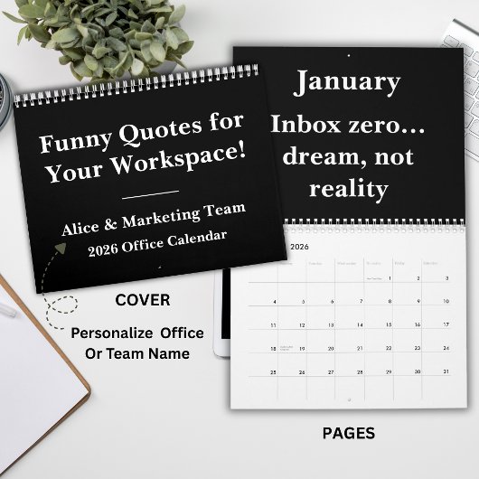 2026 Funny Office Desk Wall Calendar Kalender
