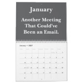 2026 Funny Office Meeting Madness Kalender (Jan 2027)