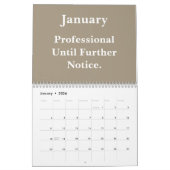 2026 Funny Office Minimalist Humor Kalender (Jan 2026)