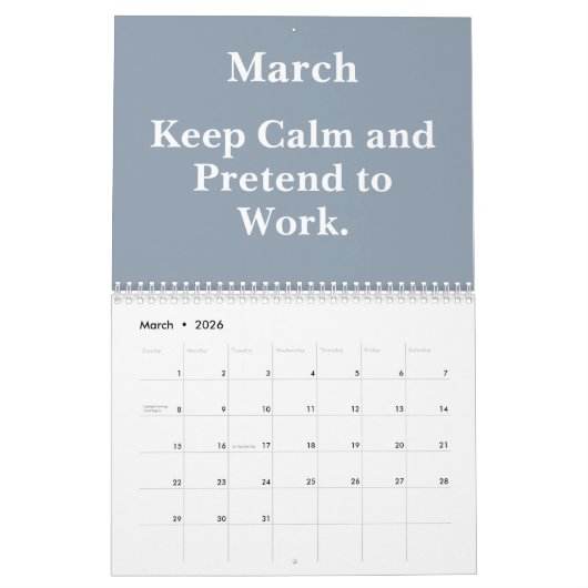 2026 Funny Office Motivation… Kind Of Kalender (Mar 2026)