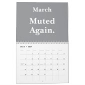 2026 Funny Office Remote Work Humor Kalender (Mar 2027)