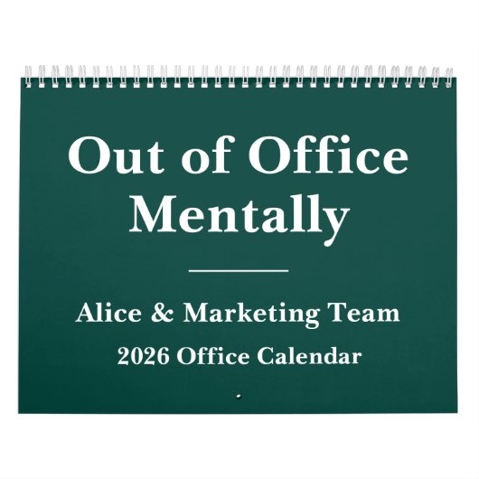 2026 Funny Office Sarcastic Quotes Kalender (Hoes)