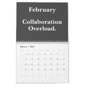 2026 Funny Office Team Life Humor Kalender (Feb 2026)