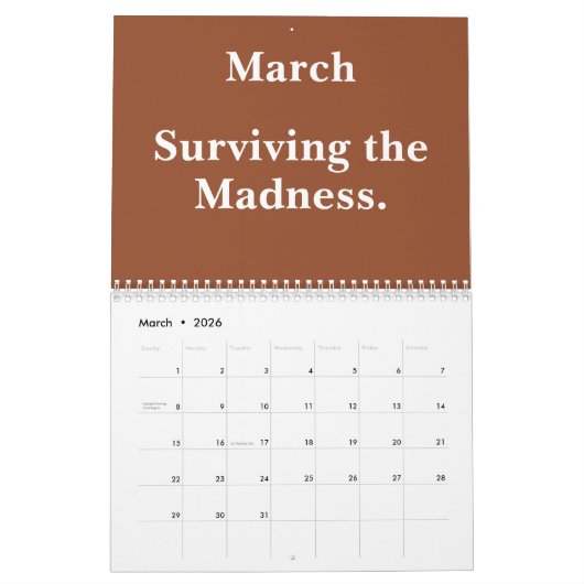 2026 Funny Office Year-Round Laughs Kalender (Mar 2026)