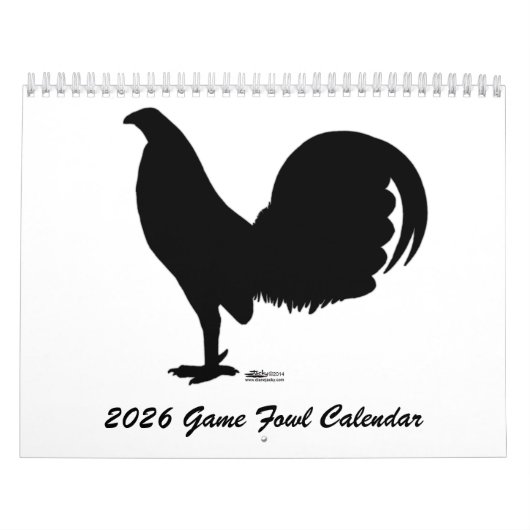 2026 Game Fowl Kalender (Hoes)