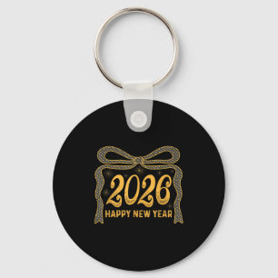2026 Gelukkig Nieuwjaar Boog Vuurwerk Feest Desi Sleutelhanger