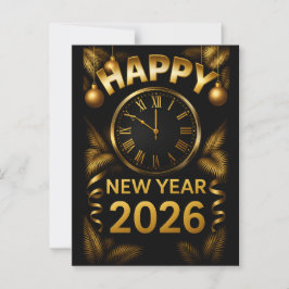 "2026 Gelukkig Nieuwjaar" Briefkaart