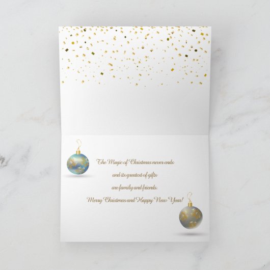 2026 Gelukkig Nieuwjaar! wintervakantie Kaart (Binnen)