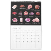 2026 Gem & Mineral Crystals Gemstones Geologist Kalender (Feb 2026)