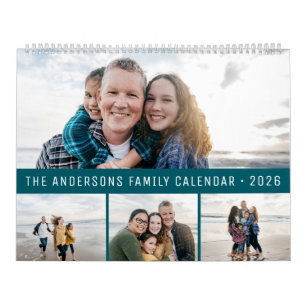 2026 Gepersonaliseerde Familie Eenvoudig Minimalis Kalender