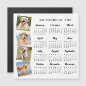 2026 Gepersonaliseerde Familie Hond Foto's Kalende (Voorkant / Achterkant)