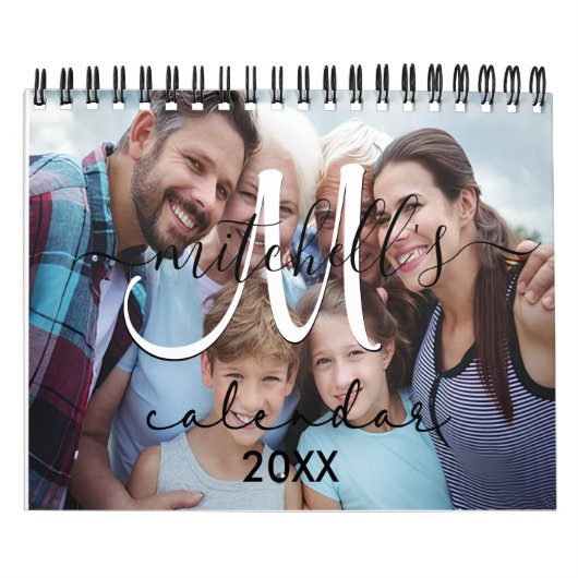 2026 Gepersonaliseerde familie multi foto Kalender (Hoes)