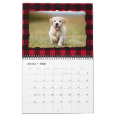 2026 Gepersonaliseerde Hond Pet Foto's Red Buffalo Kalender (Jan 2026)