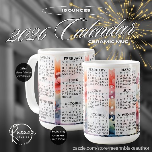 2026 Gepersonaliseerde keramische mok van 15 oz. m
