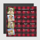 2026 Gepersonaliseerde Rode Plaid Huisdier Foto's  (Voorkant / Achterkant)