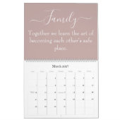2026 Gezinscitatenkalender Kalender (Mar 2027)