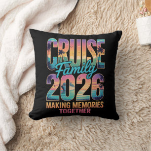 2026 Gezinscruise Herinneringsworp Kussen