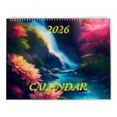 2026 Glorious Gorgeous Waterfall Splendor Kalender (Hoes)