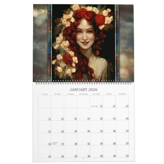2026 Godinnen 2 Fantasy Art Kalender (Jan 2026)
