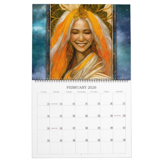 2026 Godinnen 2 Fantasy Art Kalender (Feb 2026)