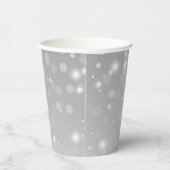 2026 Golden New Year with Snowflake and Santa Hat Papieren Bekers (Rechts)