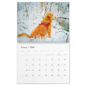 2026 Golden Retriever Dogs Golden Owner gift Kalender (Jan 2026)