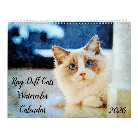 2026 Gorgeous Rag Doll Cat Mam Lover Owner Gift Kalender (Hoes)