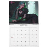 2026 Gothic Queens Fantasy Kunstkalender Kalender (Mar 2027)