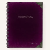 2026 Gothic Scholar Observations Ledger Notitieboek (Voorkant)