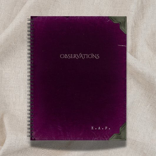 2026 Gothic Scholar Observations Ledger Notitieboek