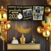 2026 Goud Schets 3 Foto Collage Moderne Afstudeerf Spandoek