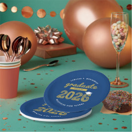 2026 Goud Vet Schets Typografie Afstudeerfeest Papieren Bordje
