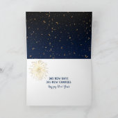 2026 Gouden ballonnen in de wolken Kaart (Binnen)